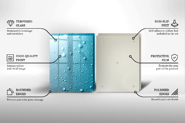 Skydd för spis Vattendroppar