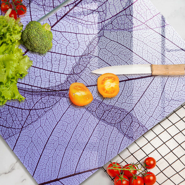 Skydd för induktionsspis Blad med ådror