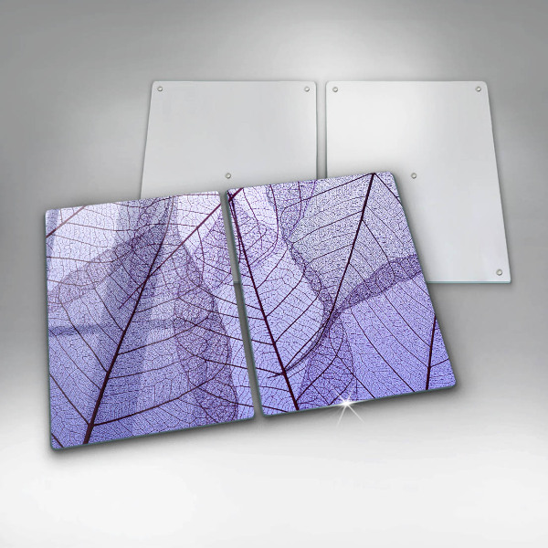 Skydd för induktionsspis Blad med ådror