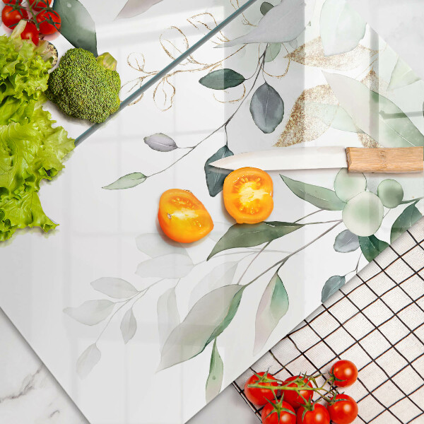 Skydd för induktionsspis Akvarell blad