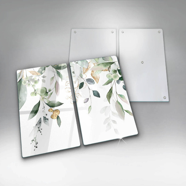 Skydd för induktionsspis Akvarell blad