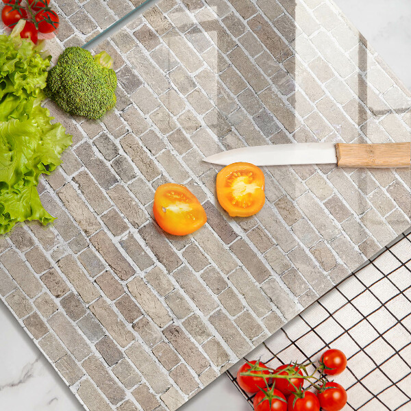 Kokkärlskydd Ljus tegelvägg