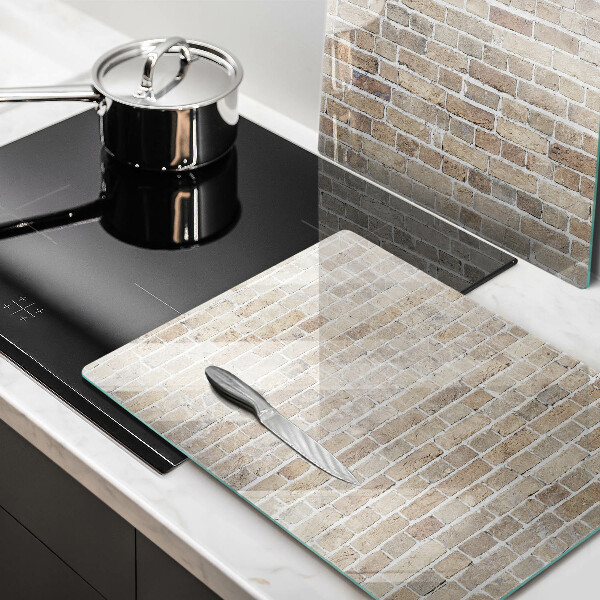 Kokkärlskydd Ljus tegelvägg