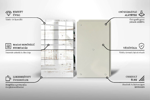 Kokkärlskydd Gamla brädor och löv