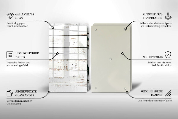 Kokkärlskydd Gamla brädor och löv