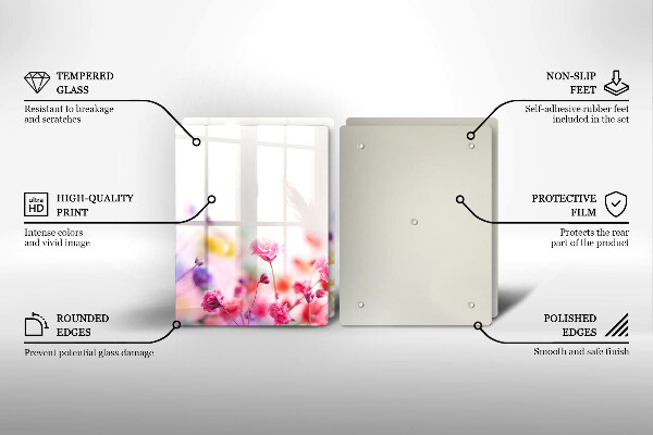 Kokkärlskydd Äng av blommor