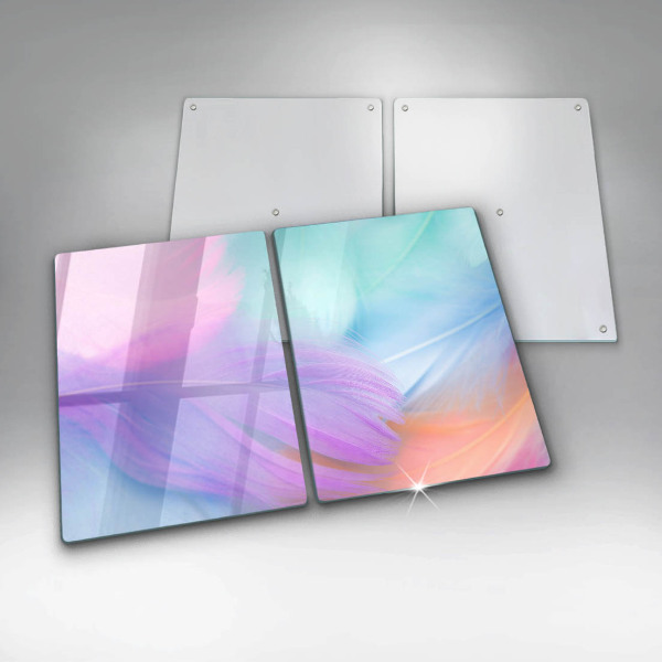 Kokkärlskydd Pastellfjädrar