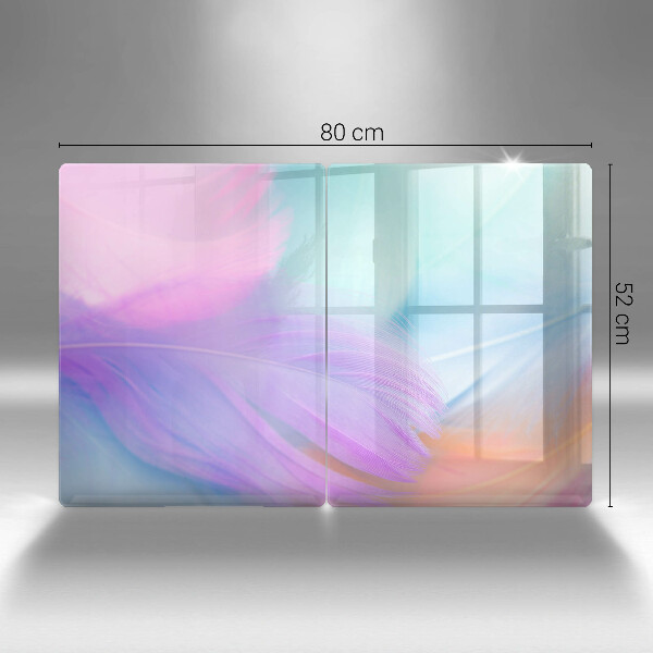 Kokkärlskydd Pastellfjädrar