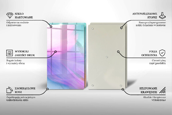 Kokkärlskydd Pastellfjädrar