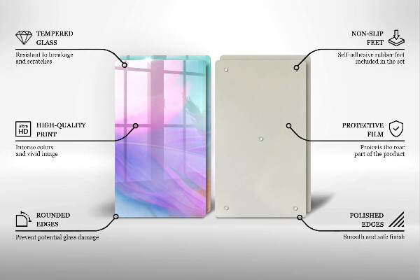 Kokkärlskydd Pastellfjädrar