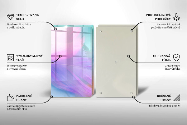 Kokkärlskydd Pastellfjädrar