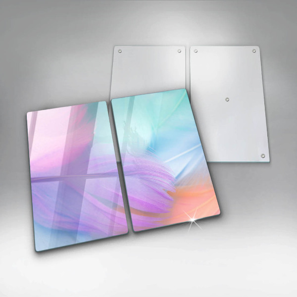 Kokkärlskydd Pastellfjädrar