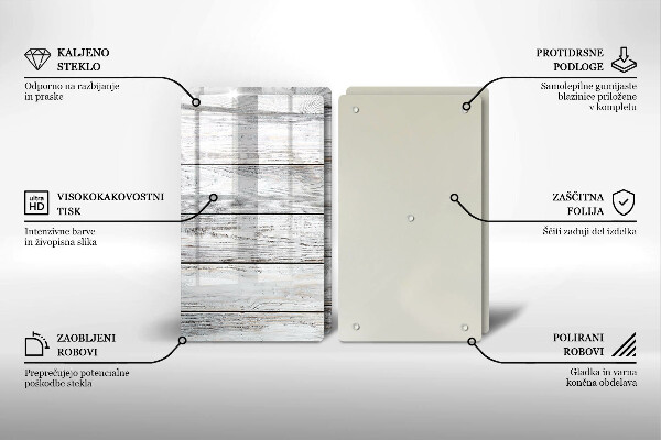 Kokkärlskydd Ljusa träskivor