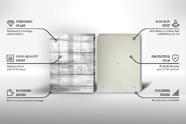 Kokkärlskydd Ljusa träskivor
