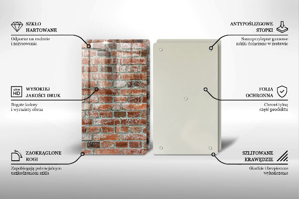 Kokkärlskydd Gammal tegelvägg