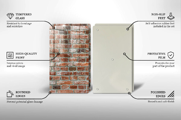 Kokkärlskydd Gammal tegelvägg