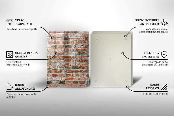 Kokkärlskydd Gammal tegelvägg