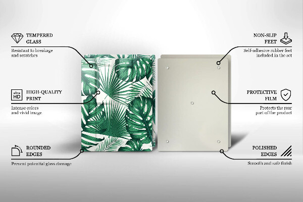 Kokkärlskydd Monstera lämnar