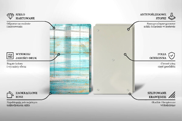 Kokkärlskydd Vintage träplankor