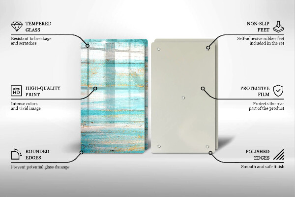 Kokkärlskydd Vintage träplankor