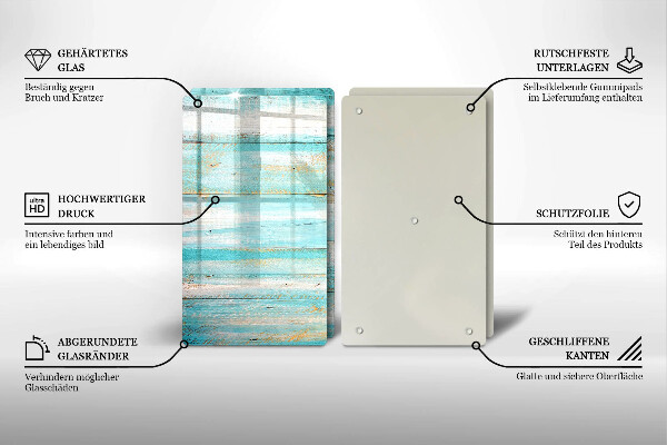 Kokkärlskydd Vintage träplankor