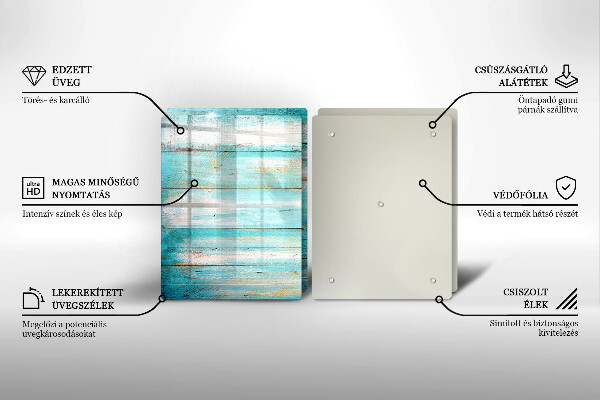 Kokkärlskydd Vintage träplankor