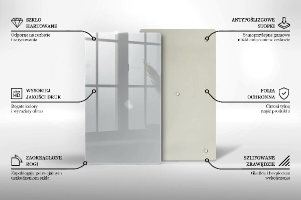 Skydd för induktionsspis modern Färg grå