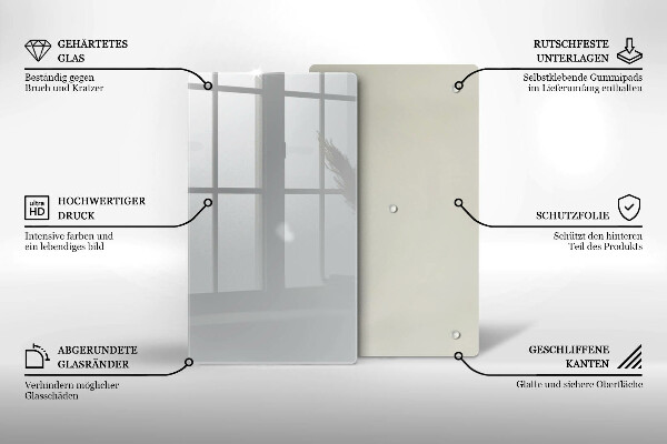 Skydd för induktionsspis modern Färg grå