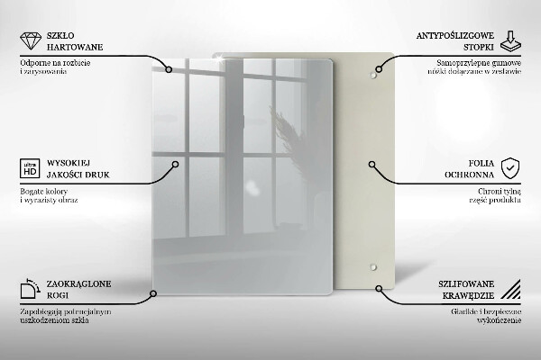 Skydd för induktionsspis modern Färg grå