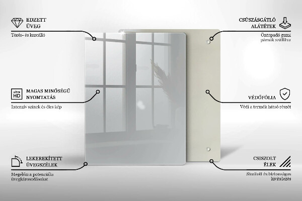 Skydd för induktionsspis modern Färg grå