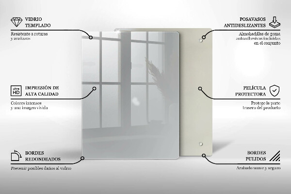 Skydd för induktionsspis modern Färg grå