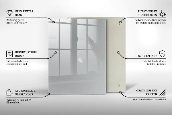 Skydd för induktionsspis modern Färg grå