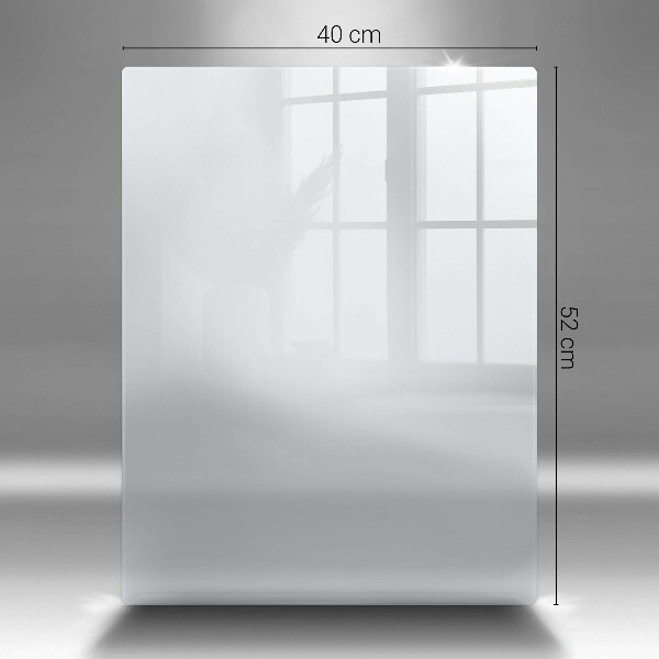 Skydd för induktionsspis modern Färg vit