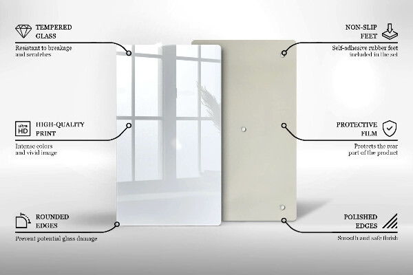 Skydd för induktionsspis modern Färg vit