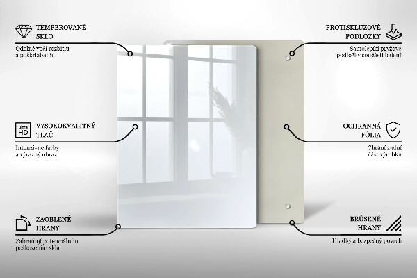 Skydd för induktionsspis modern Färg vit