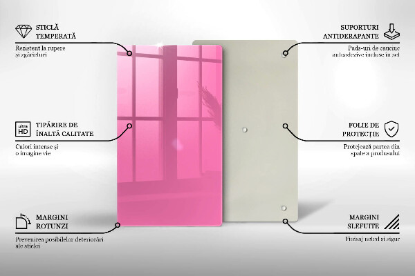 Skydd för induktionsspis modern Färg rosa