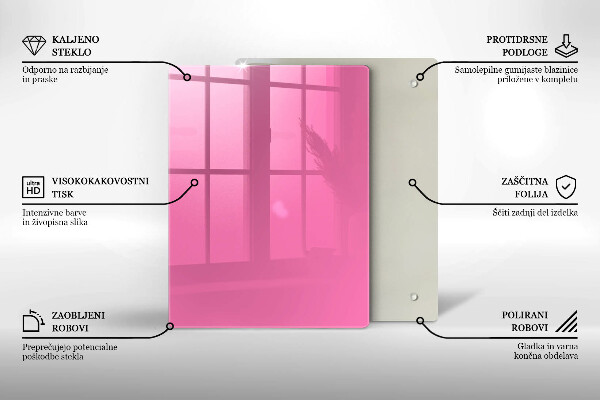 Skydd för induktionsspis modern Färg rosa