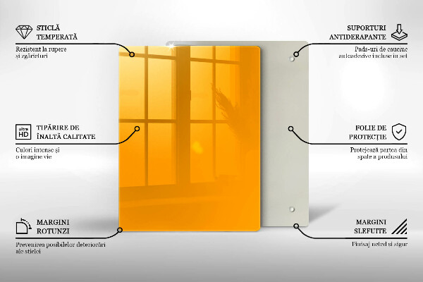 Skydd för induktionsspis modern Färg mörkgul