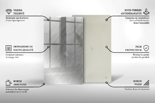 Glashällskydd modern Bakgrund textur metall