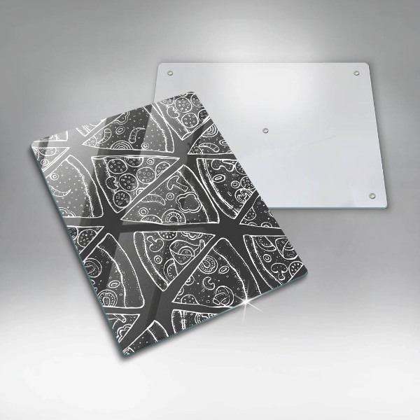 Glashällskydd modern Pizza illustration