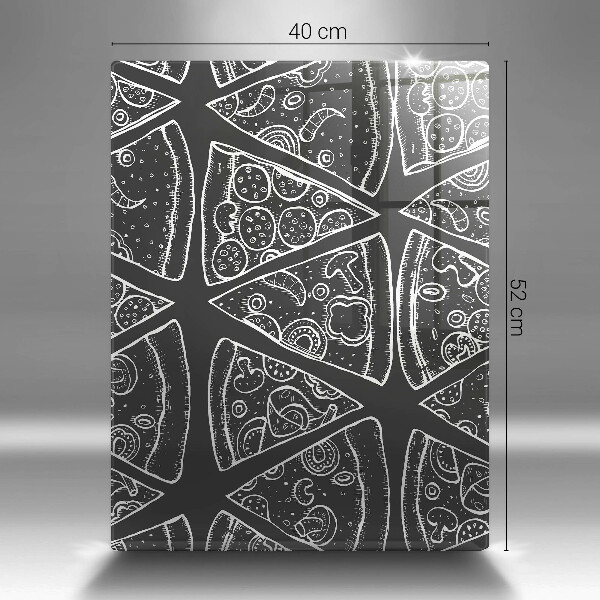 Glashällskydd modern Pizza illustration