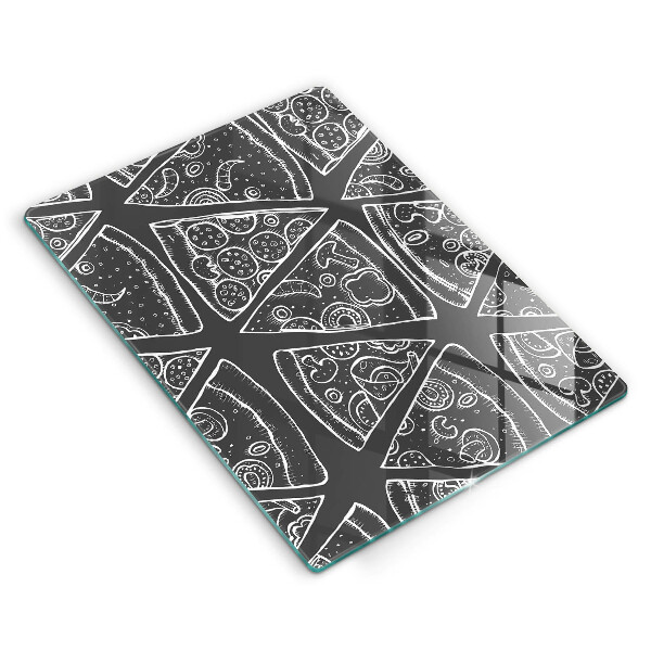 Glashällskydd modern Pizza illustration