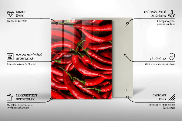Kokkärlskydd modern Varm chilipeppar