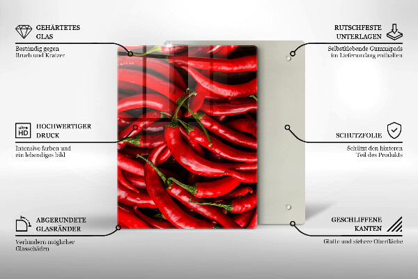 Kokkärlskydd modern Varm chilipeppar