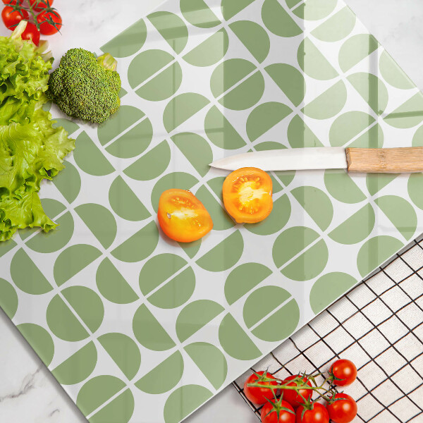 Spisskyddsplatta modern Boho formar mönster