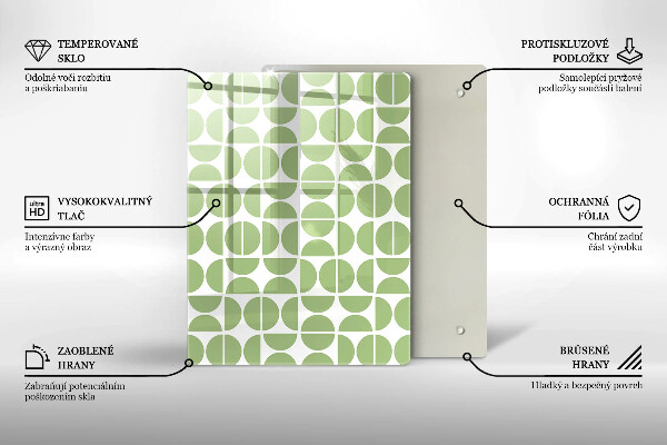 Spisskyddsplatta modern Boho formar mönster