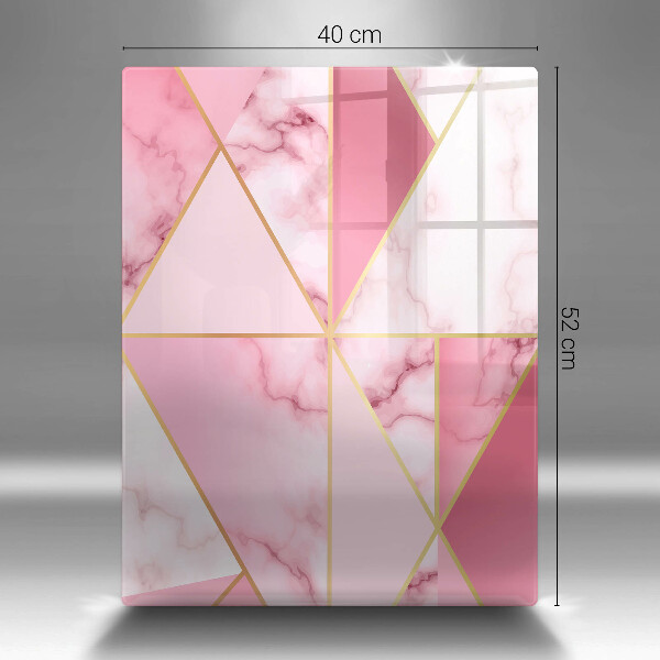 Spisskyddsplatta modern Geometrisk marmor