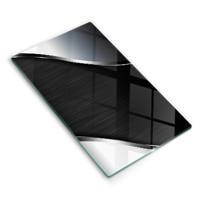 Spisskyddsplatta modern Metallabstraktion