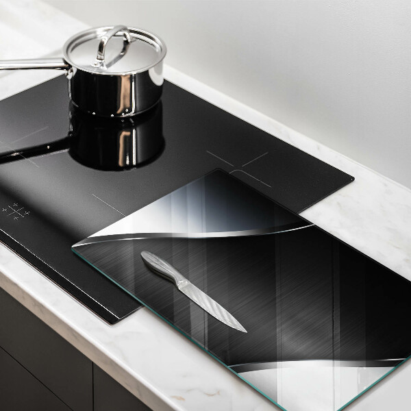 Spisskyddsplatta modern Metallabstraktion