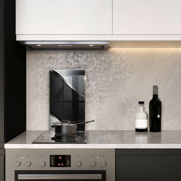 Spisskyddsplatta modern Metallabstraktion